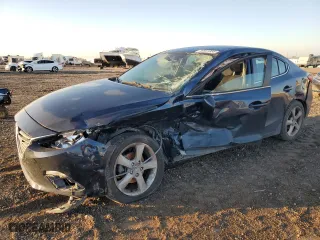2016 Mazda Mazda3 i Sport with VIN 3MZBM1U76GM278643, listed as a Copart auction lot 48561935 with 91,242 mi miles and Salvage Title. Bid and sale history available at carsss.com. Image 1.