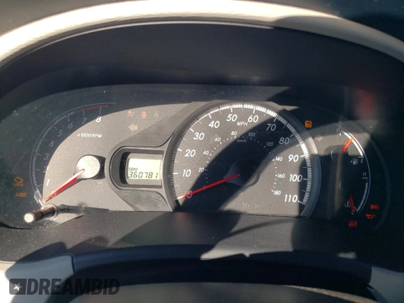 2014 Toyota Sienna LE with VIN 5TDJK3DC3ES073498, listed as a Copart auction lot 88006615 with 360,781 mi miles and Salvage Title. Bid and sale history available at DreamBid. Image 9.