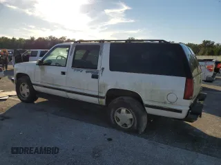 1999 GMC Suburban z VIN 3GKFK16RXXG503321, wystawiony jako Copart lot #77568614 z przebiegiem Nie podano mil oraz Tytuł czysty. Historia ofert i sprzedaży dostępna na DreamBid. Obrazek 2.