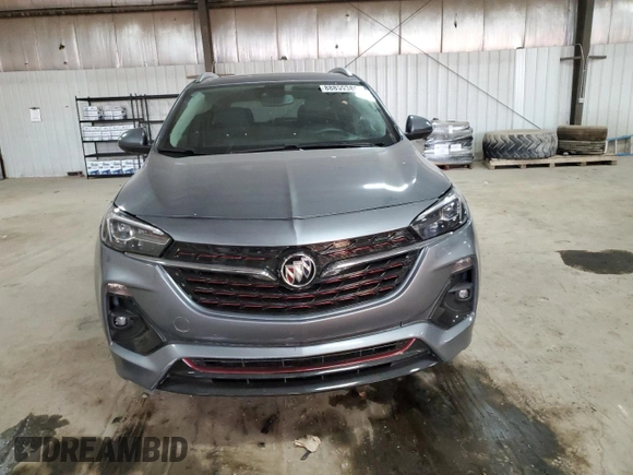 2022 Buick Encore GX Essence with VIN KL4MMGSLXNB018646, listed as a Copart auction lot 88899385 with 15,757 mi miles and Salvage title. Bid and sale history available at DreamBid. Image 5.