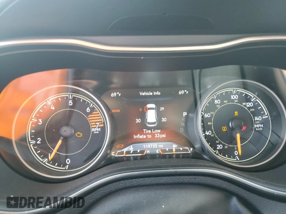 2020 Jeep Cherokee Limited with VIN 1C4PJLDB1LD564925, listed as a Copart auction lot 56084435 with 119,735 mi miles and Salvage title. Bid and sale history available at DreamBid. Image 9.