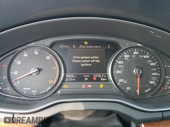 2023 Audi Q5 S line Premium with VIN WA1GAAFY8P2072667, listed as a Copart auction lot 44148885 with 9,422 mi miles and Salvage Title. Bid and sale history available at carsss.com. Image 9.