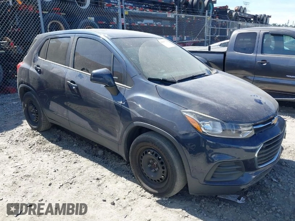 2018 Chevrolet Trax LS with VIN 3GNCJKSB9JL150575, listed as a IAAI auction lot 41693776 with 71,483 mi miles. Bid and sale history available at carsss.com. Image 1.
