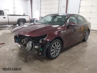 2019 Kia Optima EX with VIN 5XXGU4L1XKG344810, listed as a IAAI auction lot 41555072 with 92,629 mi miles. Bid and sale history available at carsss.com. Image 2.