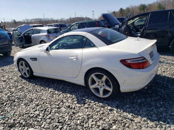 2015 Mercedes-Benz SLK-Class SLK 250 with VIN WDDPK4HA5FF099049, listed as a Copart auction lot 49161835 with 93,759 mi miles and Clean Title. Bid and sale history available at carsss.com. Image 2.