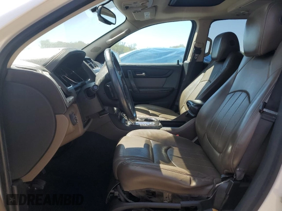 2014 GMC Acadia SLT z VIN 1GKKRSKD0EJ131557, wystawiony jako Copart lot #49689394 z przebiegiem Nie podano mil oraz Szkoda całkowita • Salvage title. Historia ofert i sprzedaży dostępna na DreamBid. Obrazek 7.