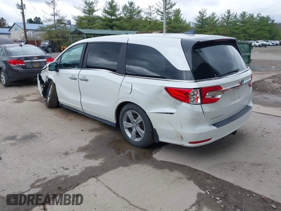 2020 Honda Odyssey EX-L with VIN 5FNRL6H7XLB053197, listed as a IAAI auction lot 41909798 with 37,702 mi miles. Bid and sale history available at carsss.com. Image 3.