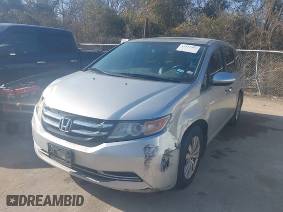 2014 Honda Odyssey EX-L with VIN 5FNRL5H64EB099175, listed as a IAAI auction lot 41522452 with 175,471 mi miles and . Bid and sale history available at carsss.com. Image 17.