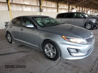 2015 Kia Optima Hybrid with VIN KNAGM4AD2F5086495, listed as a Copart auction lot 81162104 with 62,770 mi miles and Salvage Title. Bid and sale history available at carsss.com. Image 4.
