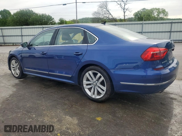 2016 Volkswagen Passat SEL z VIN 1VWCT7A35GC063879, wystawiony jako Copart lot #53856545 z przebiegiem 56 856 mil mil oraz Szkoda całkowita • Salvage title. Historia ofert i sprzedaży dostępna na DreamBid. Obrazek 2.