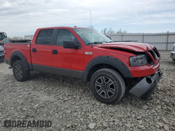 2007 Ford F-150 XLT with VIN 1FTPW14V17KD00444, listed as a Copart auction lot 55849535 with 208,900 mi miles and Non repairable. Bid and sale history available at DreamBid. Image 4.