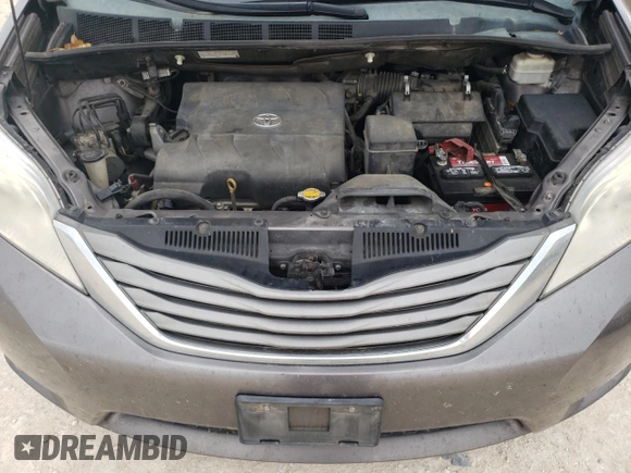 2014 Toyota Sienna XLE with VIN 5TDYK3DC2ES510647, listed as a Copart auction lot 54488845 with 216,091 mi miles and Salvage Title. Bid and sale history available at DreamBid. Image 12.