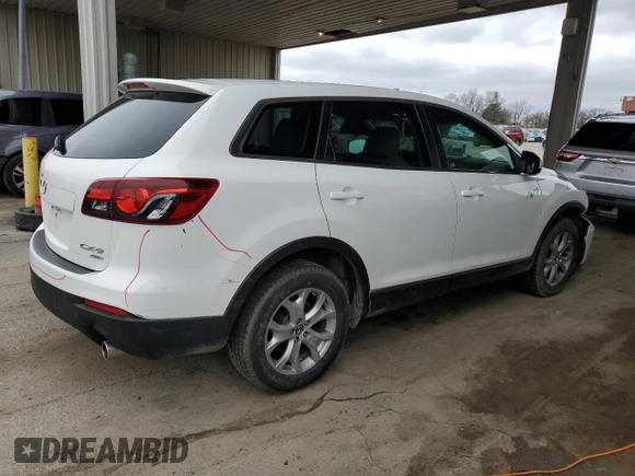 2014 Mazda CX-9 Sport with VIN JM3TB3BV5E0427867, listed as a Copart auction lot 51091995 with 122,008 mi miles and Salvage title. Bid and sale history available at DreamBid. Image 3.