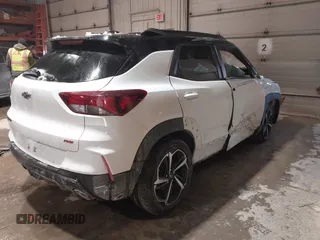 2021 Chevrolet TrailBlazer RS with VIN KL79MUSL1MB134999, listed as a IAAI auction lot 41566258 with 48,825 mi miles and . Bid and sale history available at DreamBid. Image 4.