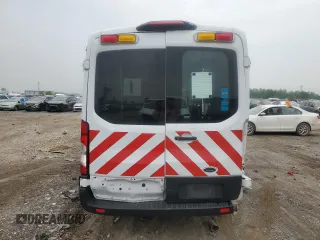 2021 Ford Transit z VIN 1FDBR1CG2MKA65340, wystawiony jako Copart lot #56920445 z przebiegiem Nie podano mil oraz Szkoda całkowita • Salvage title. Historia ofert i sprzedaży dostępna na DreamBid. Obrazek 6.