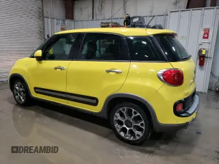 2014 FIAT 500L Trekking with VIN ZFBCFADH2EZ021617, listed as a Copart auction lot 46073835 with 127,121 mi miles and Salvage Title. Bid and sale history available at DreamBid. Image 2.