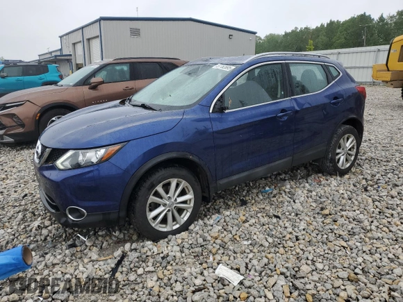 2017 Nissan Rogue SV with VIN JN1BJ1CR2HW111019, listed as a Copart auction lot 57762695 with 80,469 mi miles and Clean title. Bid and sale history available at DreamBid. Image 1.