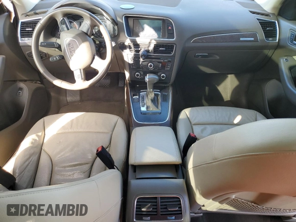 2015 Audi Q5 Premium with VIN WA1CFAFP4FA130639, listed as a Copart auction lot 40376174 with 77,301 mi miles and Salvage title. Bid and sale history available at DreamBid. Image 8.