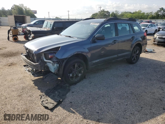 2014 Subaru Outback 2.5i with VIN 4S4BRBAC3E3268383, listed as a Copart auction lot 59486015 with 105,018 mi miles and Salvage title. Bid and sale history available at DreamBid. Image 1.