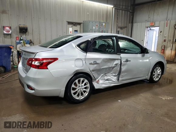 2017 Nissan Sentra SV with VIN 3N1AB7AP7HY212272, listed as a Copart auction lot 50632325 with 83,698 mi miles and Salvage Title. Bid and sale history available at carsss.com. Image 3.