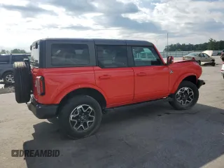2024 Ford Bronco Outer Banks with VIN 1FMDE8BH3RLB07202, listed as a Copart auction lot 55142595 with 5,822 mi miles and Salvage title. Bid and sale history available at DreamBid. Image 3.