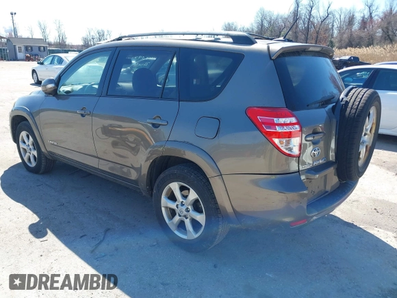 2010 Toyota RAV4 Ltd with VIN JTMDK4DV0AD014466, listed as a IAAI auction lot 41834499 with 121,114 mi miles. Bid and sale history available at carsss.com. Image 3.