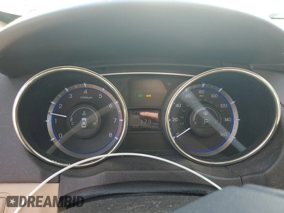 2013 Hyundai Sonata GLS with VIN 5NPEB4AC0DH624289, listed as a Copart auction lot 47611775 with 126,320 mi miles and Salvage Title. Bid and sale history available at carsss.com. Image 9.