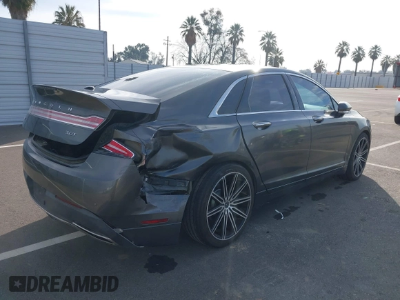 2017 Lincoln MKZ Select with VIN 3LN6L5CC8HR629422, listed as a IAAI auction lot 41566066 with 95,588 mi miles and . Bid and sale history available at DreamBid. Image 4.
