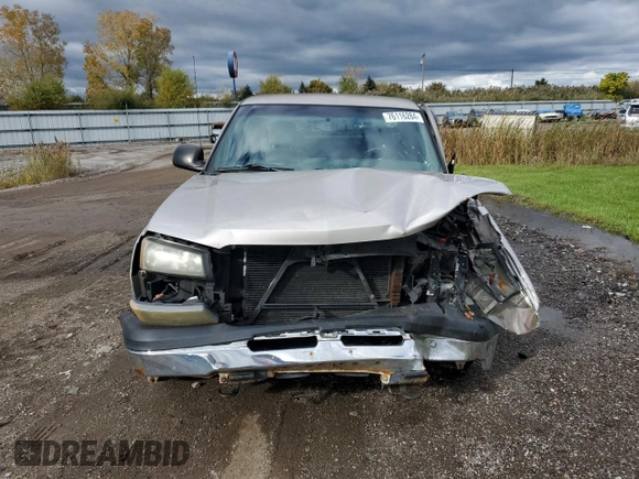 2004 Chevrolet Silverado 1500 Work Truck with VIN 1GCEC19V54E204447, listed as a Copart auction lot 76116284 with 285,385 mi miles and Salvage Title. Bid and sale history available at carsss.com. Image 5.