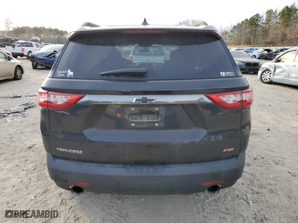 2019 Chevrolet Traverse RS with VIN 1GNERJKX7KJ242574, listed as a Copart auction lot 43157425 with 110,122 mi miles and Salvage Title. Bid and sale history available at carsss.com. Image 6.