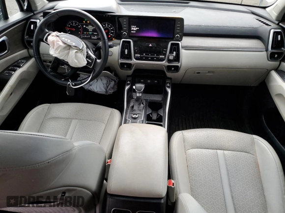 2022 Kia Sorento X-Line S with VIN 5XYRLDLC2NG159938, listed as a Copart auction lot 49259545 with 31,677 mi miles and Salvage Title. Bid and sale history available at DreamBid. Image 8.