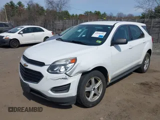 2017 Chevrolet Equinox LS with VIN 2GNFLEEK4H6116143, listed as a IAAI auction lot 42010784 with 181,650 mi miles. Bid and sale history available at carsss.com. Image 2.