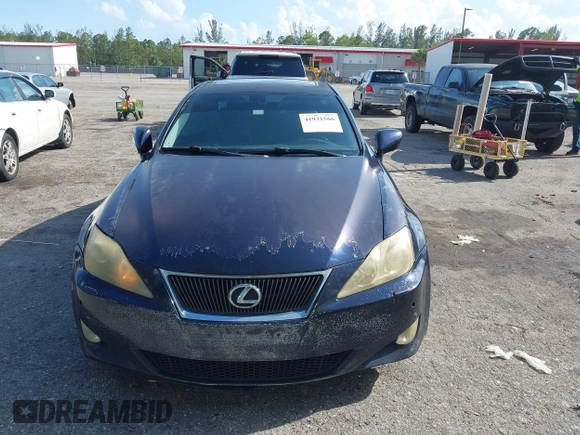 2006 Lexus IS 350 with VIN JTHBE262862001892, listed as a IAAI auction lot 41931566 with 243,306 mi miles and . Bid and sale history available at DreamBid. Image 12.