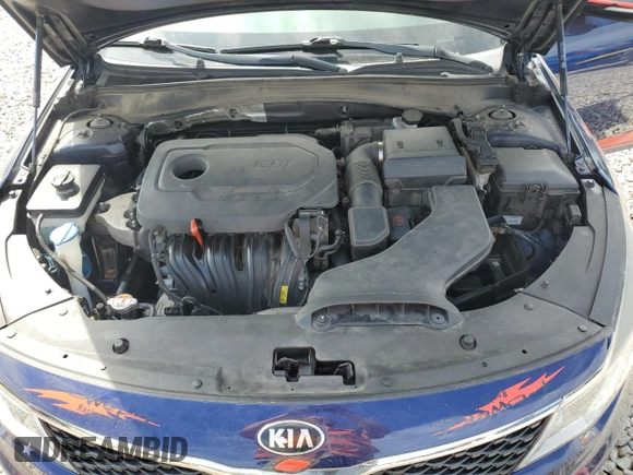 2017 Kia Optima LX with VIN 5XXGT4L35HG177799, listed as a Copart auction lot 54935045 with 92,216 mi miles and Salvage Title. Bid and sale history available at DreamBid. Image 11.