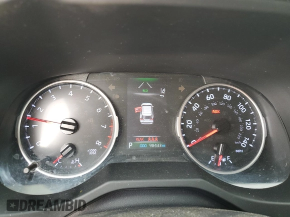 2019 Toyota RAV4 LE with VIN JTMH1RFV4KD019458, listed as a Copart auction lot 54262545 with 98,433 mi miles and Salvage Title. Bid and sale history available at carsss.com. Image 9.