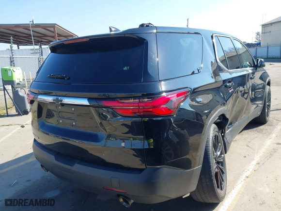2022 Chevrolet Traverse LS with VIN 1GNERFKW8NJ122341, listed as a IAAI auction lot 41439431 with 36,716 mi miles. Bid and sale history available at carsss.com. Image 4.
