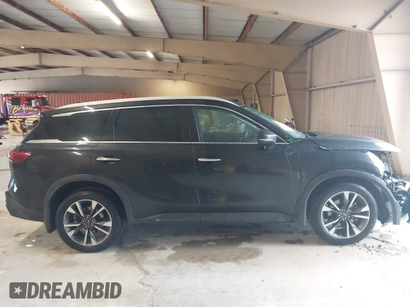 2023 Infiniti QX60 Luxe with VIN 5N1DL1FR9PC353992, listed as a IAAI auction lot 41545383 with 34,835 mi miles and . Bid and sale history available at DreamBid. Image 13.