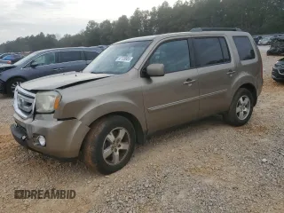 2011 Honda Pilot EX-L with VIN 5FNYF4H55BB066007, listed as a Copart auction lot 47126965 with 268,201 mi miles and Salvage Title. Bid and sale history available at carsss.com. Image 1.