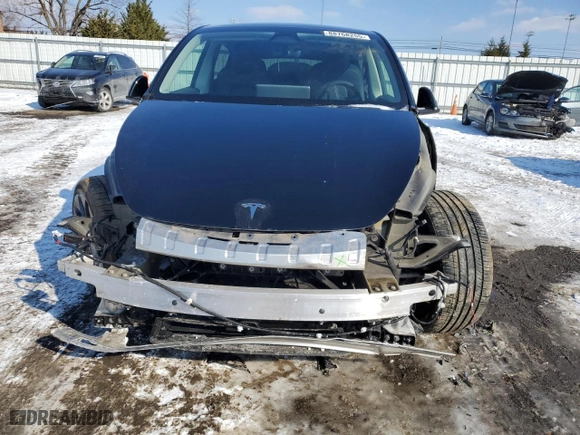 2023 Tesla Model Y Performance with VIN 7SAYGDEF9PF795292, listed as a Copart auction lot 88768255 with 11,344 mi miles and Salvage Title. Bid and sale history available at carsss.com. Image 5.