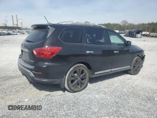2017 Nissan Pathfinder Platinum with VIN 5N1DR2MN4HC902813, listed as a Copart auction lot 49719415 with 117,231 mi miles and Salvage Title. Bid and sale history available at carsss.com. Image 3.
