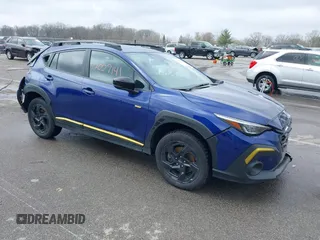 2024 Subaru Crosstrek Special Sports с VIN 4S4GUHF60R3821197, выставлен на аукционе IAAI как лот 42009141 с пробегом 15 338 миль миль и . История ставок и продаж доступна на DreamBid. Изображение 1.
