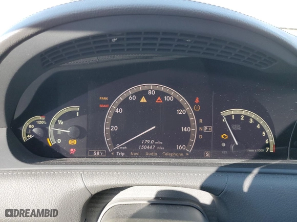 2009 Mercedes-Benz CL-Class 5.5L V8 with VIN WDDEJ86XX9A022090, listed as a Copart auction lot 86582484 with NaN miles and Salvage Title. Bid and sale history available at carsss.com. Image 9.