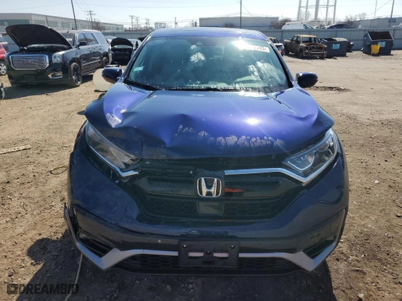 2020 Honda CR-V EX-L with VIN 5J6RW2H87LA011551, listed as a Copart auction lot 48829545 with 29,341 mi miles and Salvage Title. Bid and sale history available at carsss.com. Image 5.