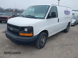 2014 Chevrolet Express Cargo Van with VIN 1GCWGFCA2E1148147, listed as a IAAI auction lot 41101132 with 110,648 mi miles. Bid and sale history available at carsss.com. Image 17.