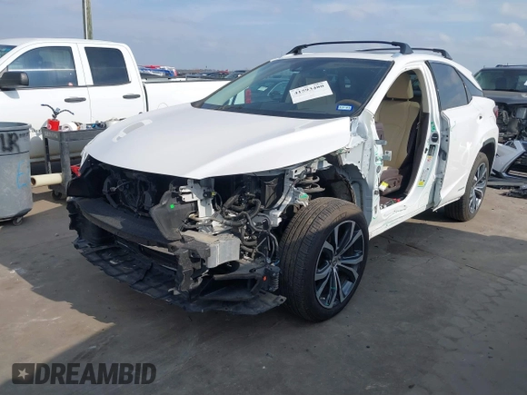 2017 Lexus RX with VIN 2T2BGMCA6HC019097, listed as a IAAI auction lot 41593480 with 58,090 mi miles. Bid and sale history available at carsss.com. Image 2.