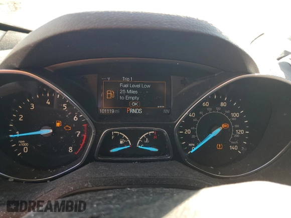 2019 Ford Escape SE with VIN 1FMCU0GD3KUA30594, listed as a Copart auction lot 45931195 with 101,119 mi miles and Salvage Title. Bid and sale history available at carsss.com. Image 9.