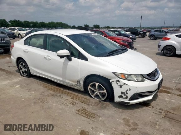 2015 Honda Civic SE z VIN 19XFB2F70FE248303, wystawiony jako Copart lot #59338575 z przebiegiem 134 370 mil mil oraz Szkoda całkowita • Salvage title. Historia ofert i sprzedaży dostępna na DreamBid. Obrazek 4.