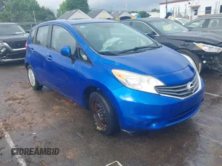 2014 Nissan Note S with VIN 3N1CE2CP2EL425185, listed as a IAAI auction lot 42253104 with 151,553 mi miles and . Bid and sale history available at DreamBid. Image 1.