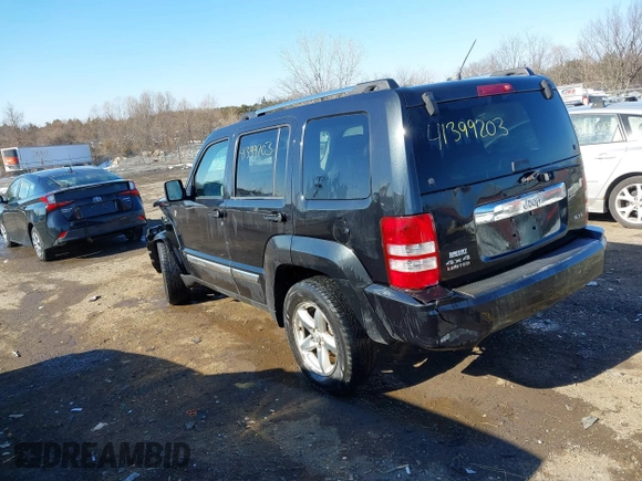 2008 Jeep Liberty Limited with VIN 1J8GN58K08W288431, listed as a IAAI auction lot 41399203 with 133,180 mi miles and . Bid and sale history available at carsss.com. Image 3.