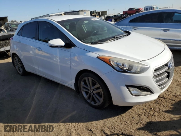 2016 Hyundai Elantra GT with VIN KMHD35LH4GU321917, listed as a Copart auction lot 76842614 with 107,526 mi miles and Salvage Title. Bid and sale history available at carsss.com. Image 4.